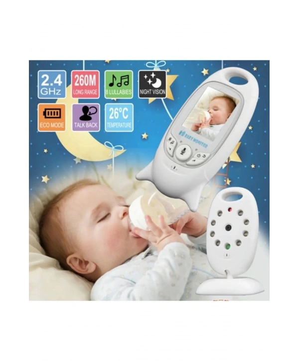 Vb-601 Kameralı Bebek Monitörü Net Görüntü Gece Görüşlü