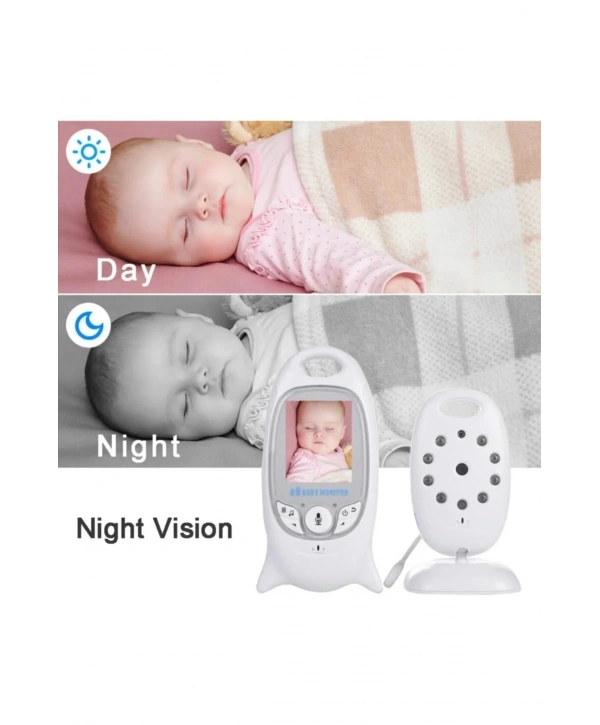Vb-601 Kameralı Bebek Monitörü Net Görüntü Gece Görüşlü