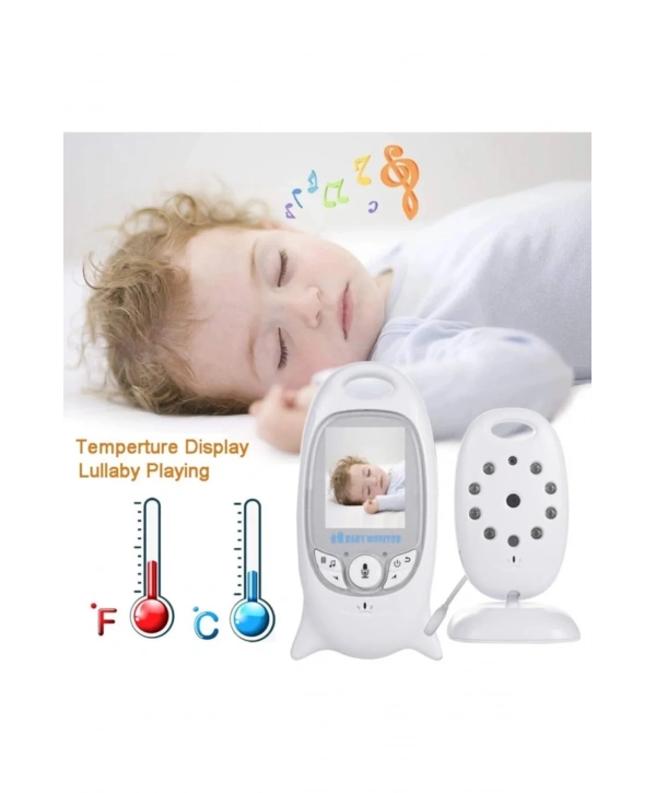 Vb-601 Kameralı Bebek Monitörü Net Görüntü Gece Görüşlü