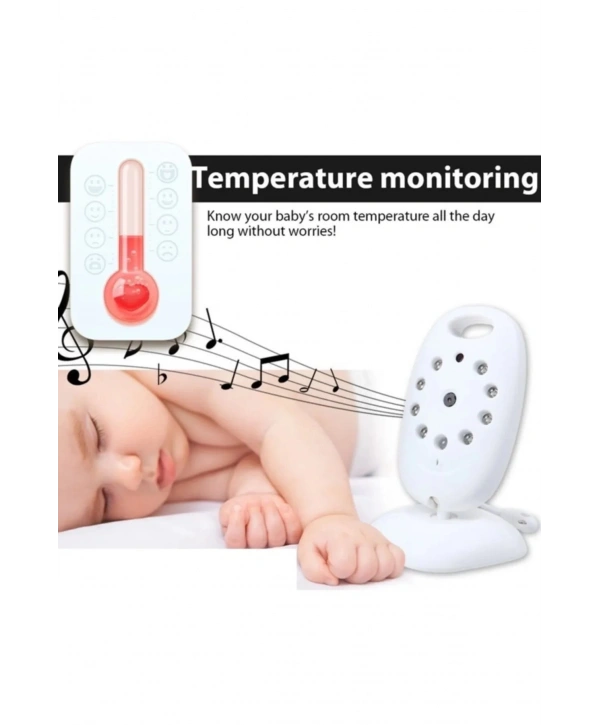 Vb-601 Kameralı Bebek Monitörü Net Görüntü Gece Görüşlü