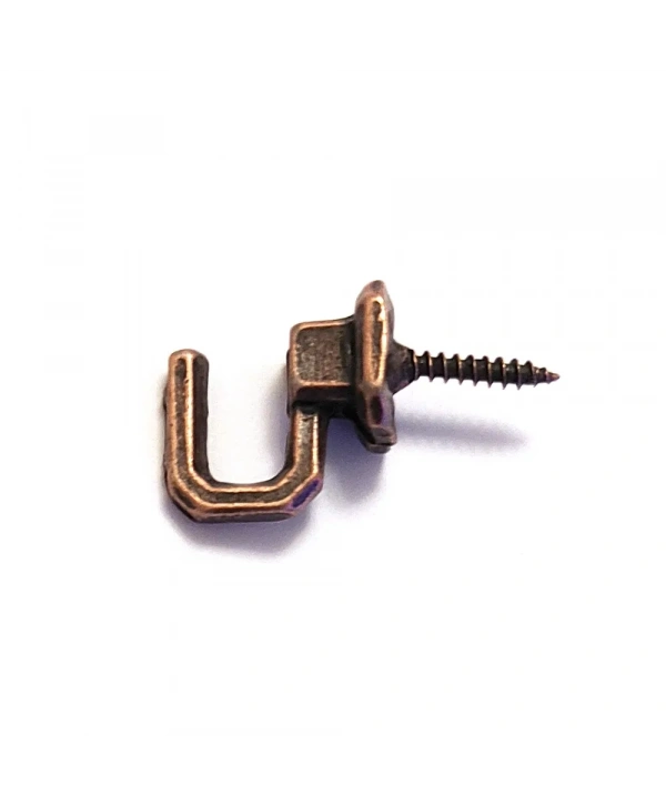 Vidalı Kanca, Askı Küçük - 15x23mm, Eskitme - 100 Adet