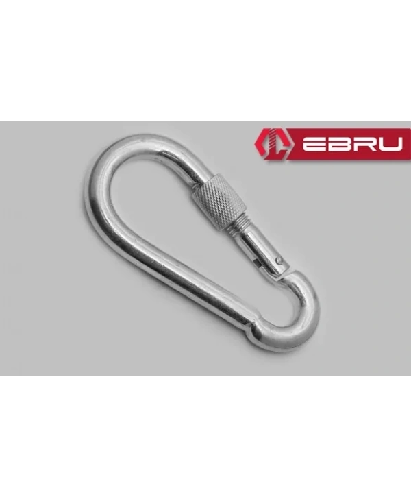 Vidalı Karabina, Kanca, Çengel 12mm - 10 Adet