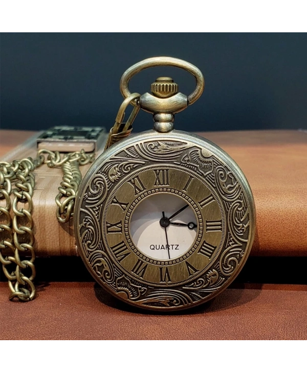 Vintage Tasarım Köstekli Saat