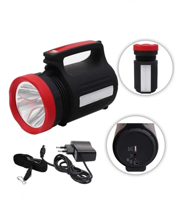 Wıson Ws-3580 Uzun Menzilli Led El Feneri 28saat Çalışma Süresi 10watt