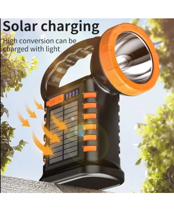 Wıson Ws-4343 Çok Fonksiyonlu Solar Şarjlı Powerbanklı Kamp Lambası