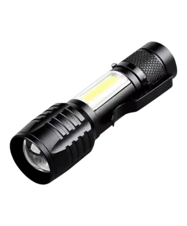 Wison Ws-5454 Taktik El Feneri Usb Şarj Edilebilir Kamp Feneri Cob Zumlanabilir Mini Taşınabilir El Feneri