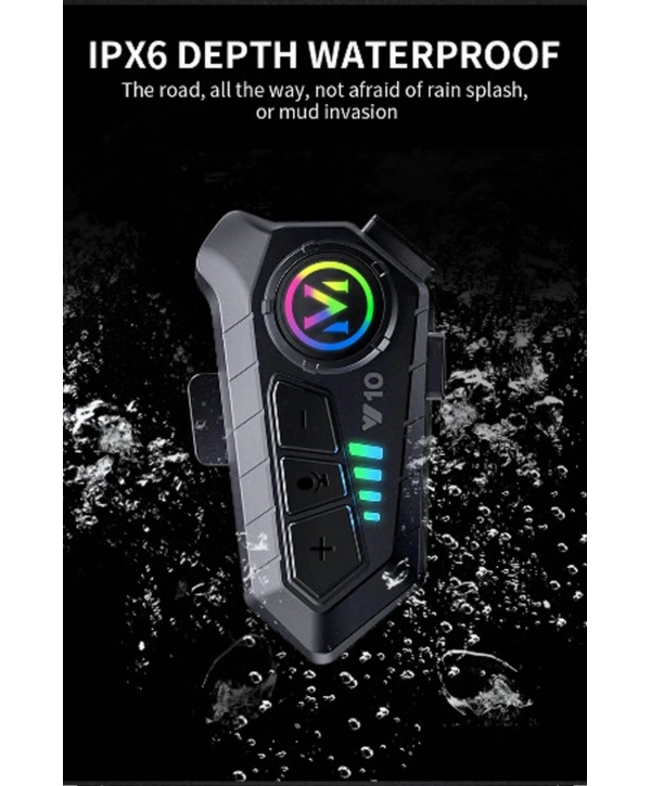 Y10 Kask Kulaklık Bluetooth Motosiklet Kulaklık 5,3 Bluetooth Intercom Motorsiklet Kulaklık