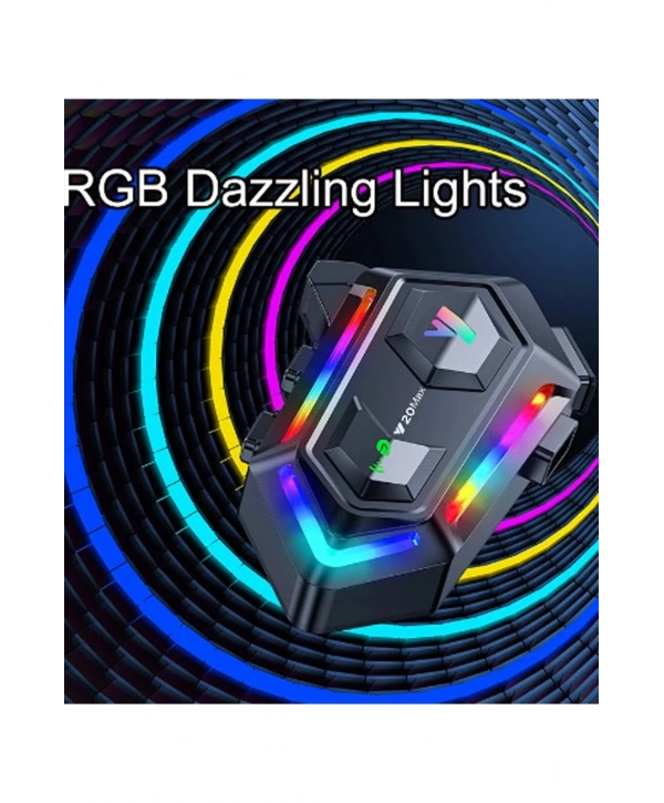 Y20 Max Motosiklet Bluetooth 5.3 Kask Intercom 2 Kişi 300 Metre Eşleşme Özellikli