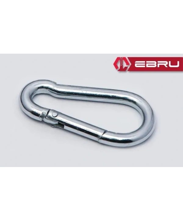 Yaylı Karabina, Çengel, Kanca 4mm - 50 Adet