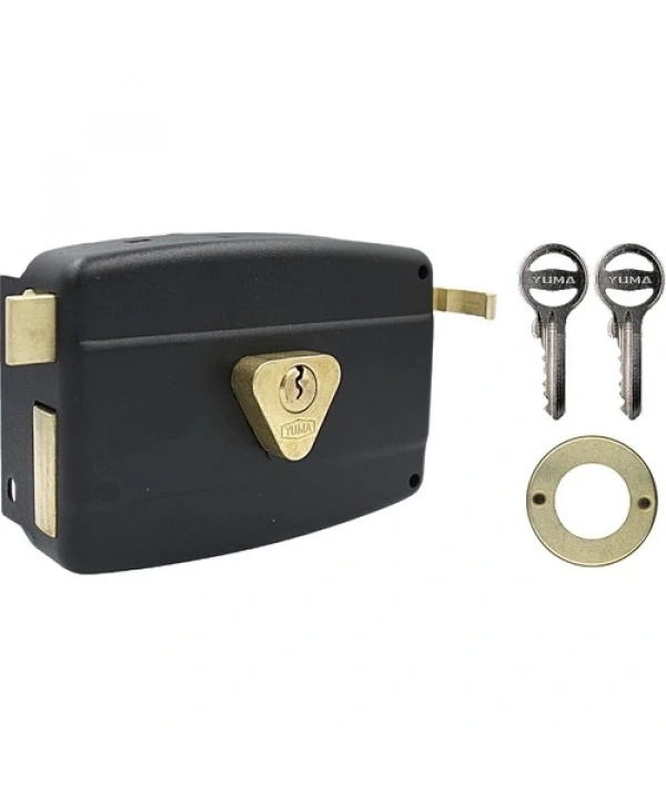 Yuma Ym-600 Kilit Yuma Tirajlı Kilit Oval Karşılıksız Siyah