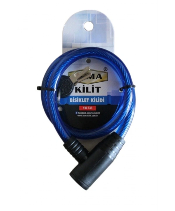 Yuma Ym-733 Mavi 65 Cm Bisiklet Kilidi