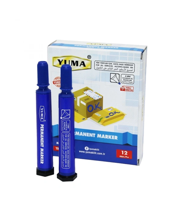 Yuma Ym-790m Mavi Koli Kalemi 12