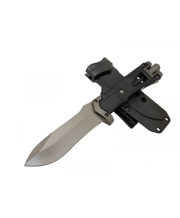 Zero Error Tactical 7 40 Siyah Outdoor Bıçak 27cm - Siyah Sap, Magnezyum Çubuklu, Kılıflı