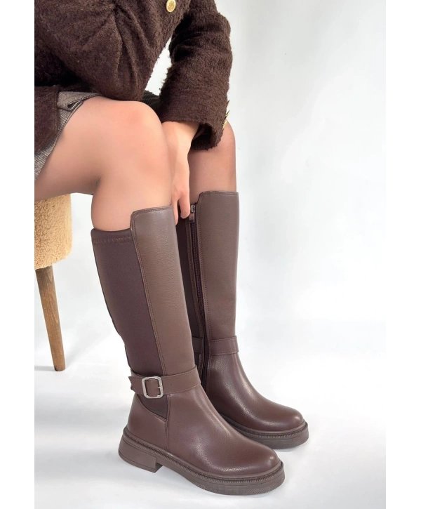 Zinda Kahverengi Cilt Çizme