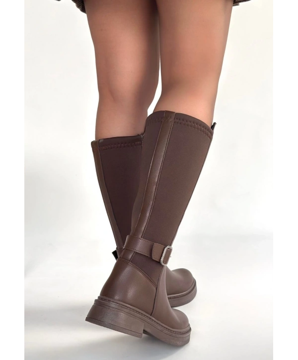 Zinda Kahverengi Cilt Çizme