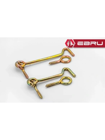 , Kapı Pencere Halkalı Çengel, Kanca Kilit 50 - 100 Adet