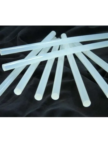 12x300mm Şeffaf Kalın Çubuk Silikon 1kg - Tamirat Ve Sızdırmazlık İçin En Kaliteli Silikon