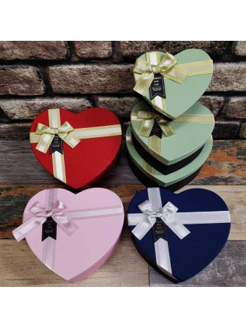 3&039lü Hediyelik Kalp Kutu