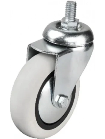 352 - 75x25 Mm Pvc Makaralı Vidalı Teker 4 Adet