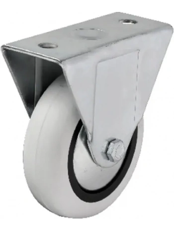 355 - 75x25 Mm Pvc Makaralı Sabit Teker 4 Adet