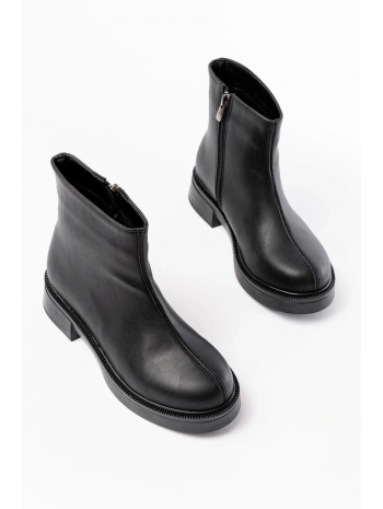02-3033 Siyah Fermuarlı Günlük Kadın Bot