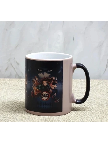 Porselen Renk Değiştiren Demon Slayer Kupa Bardak Aalk380