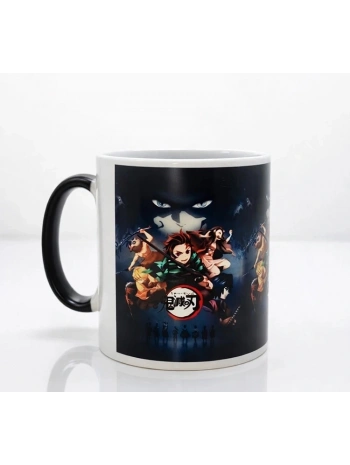 Porselen Renk Değiştiren Demon Slayer Kupa Bardak Aalk383
