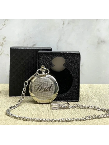 Özel Kutulu Dad (baba) Gümüş Köstekli Saat Alk4673