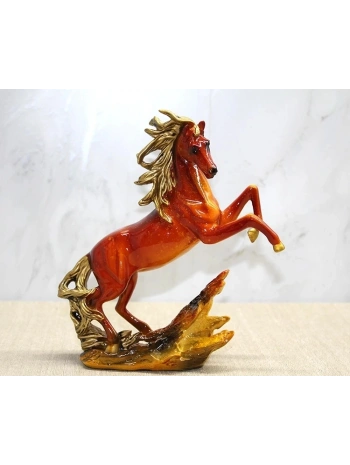 Polyester Şahlanmış At Figürü Alk4590