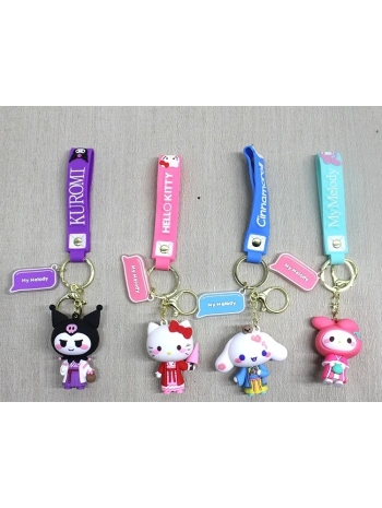 Silikon Kuromi Ve Hello Kitty Anahtarlık Alk4249