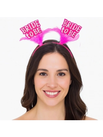 Pembe Renkli Bride To Be Parti Tacı – Bekarlığa Veda Gecesi İçin