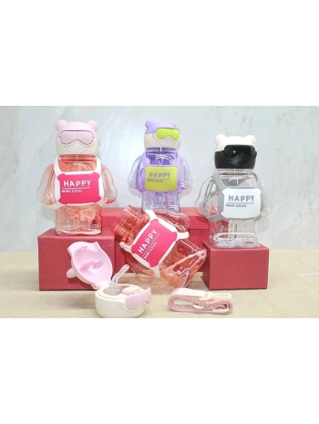 Sevimli 3d Desenli Su Matarası Bpa İçermez Alk3143