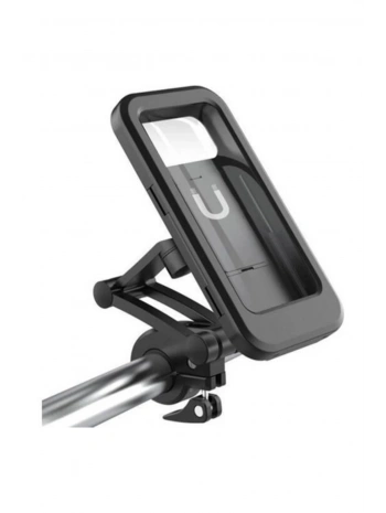 Gidon Bağlantılı Su Geçirmez Mıknatıslı Motorsiklet Telefon Tutucu