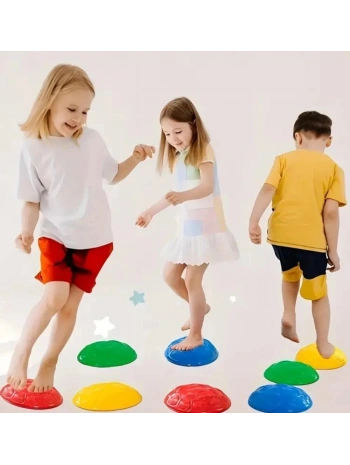 Çocuk Yarım Küre denge Ve Koordinasyon Adası 6 Lı Set