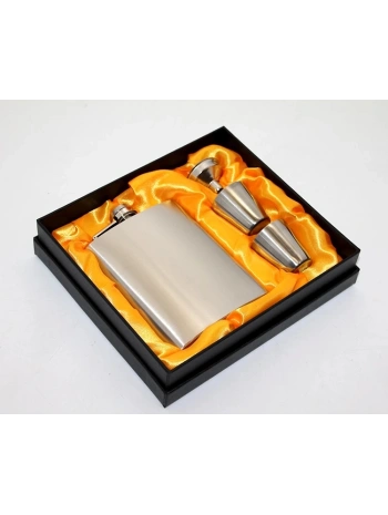 Paslanmaz Çelik 2 Shot Bardaklı Matara Seti Alk2659