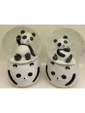 Siyah-beyaz Panda Kar Küresi Büyük Boy