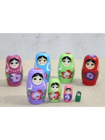 4lü Ahşap Matruşka Alk3814