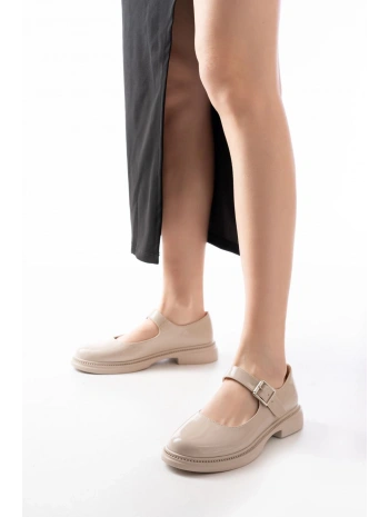 YSN-4444 Bej Rugan Günlük Bayan Ayakkabı