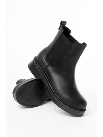 02-2137 Siyah Lastikli Günlük Kadın Bot