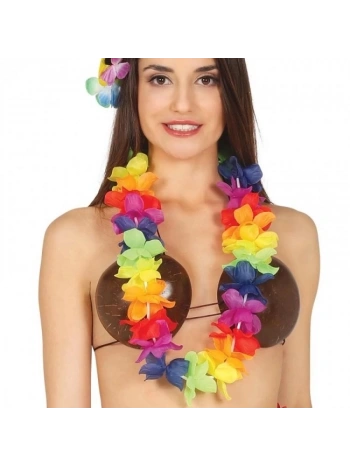 Rengarenk Hawaii Boyun Çelengi Havai Partisi Kolyesi 1 Adet