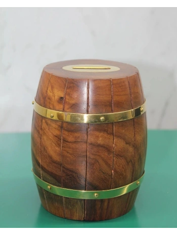 Pirinç Fıçı Kumbara 1786