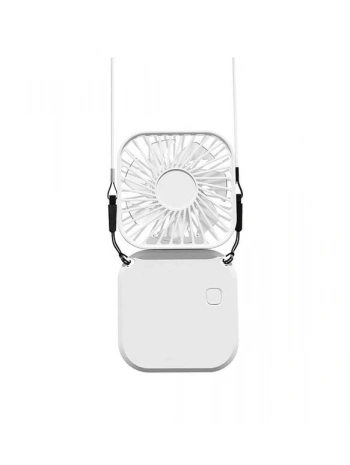 El Fanı Mini Masaüstü Ve Boyun Askılı Fan Portatif Şarjlı 3 Kademeli Vantilatör Soğutucu