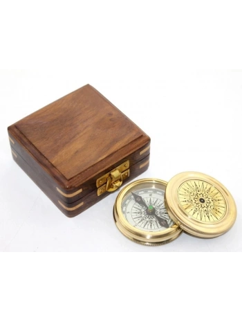 Ahşap Kutulu Pusula Ksk2123