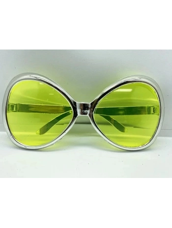 Yeşilçam Temalı Parti Gözlüğü Gümüş Renk 7x16 Cm