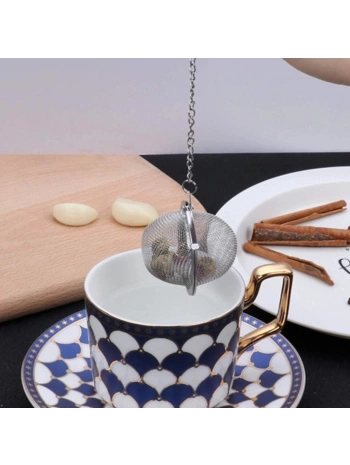 Paslanmaz Çelik Çay Demlik Küre Kilitleme Çay Topu