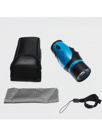 30x30 Tek Gözlü Ayarı Gerektirmeyen Perma Focus Otomatık Netleme Dürbün Mavi