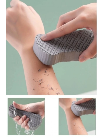 Banyo Fırçası Yüksek Yoğunluklu İyi Sürtünme Etkisi Banyo İçin Hafif Ölü Cilt Sökücü Sünger