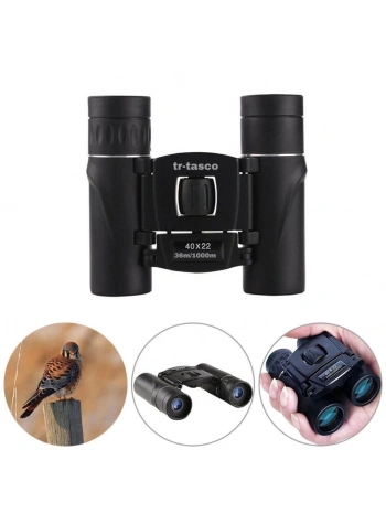 Tr  40x22 Cepte Taşımalı Kauçuk Kaplamalı Mini Dürbün  1000m/36m