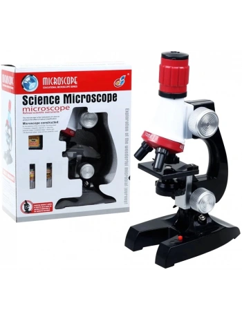 Eğitici Mikroskop Kiti Zoom Led Işıklı 100x 400x 1200x St1200x