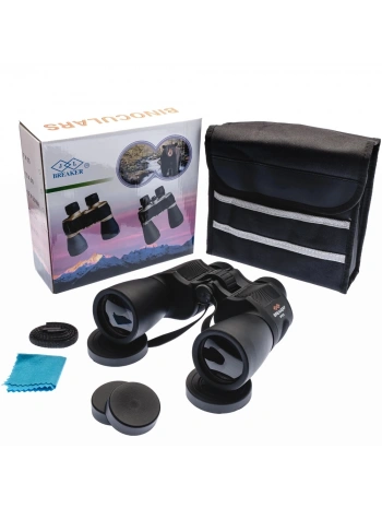 Breaker 7x50 Wd2 Çift Göz Ayarlı Profesyonel El Dürbünü – 1000m/56m – Siyah